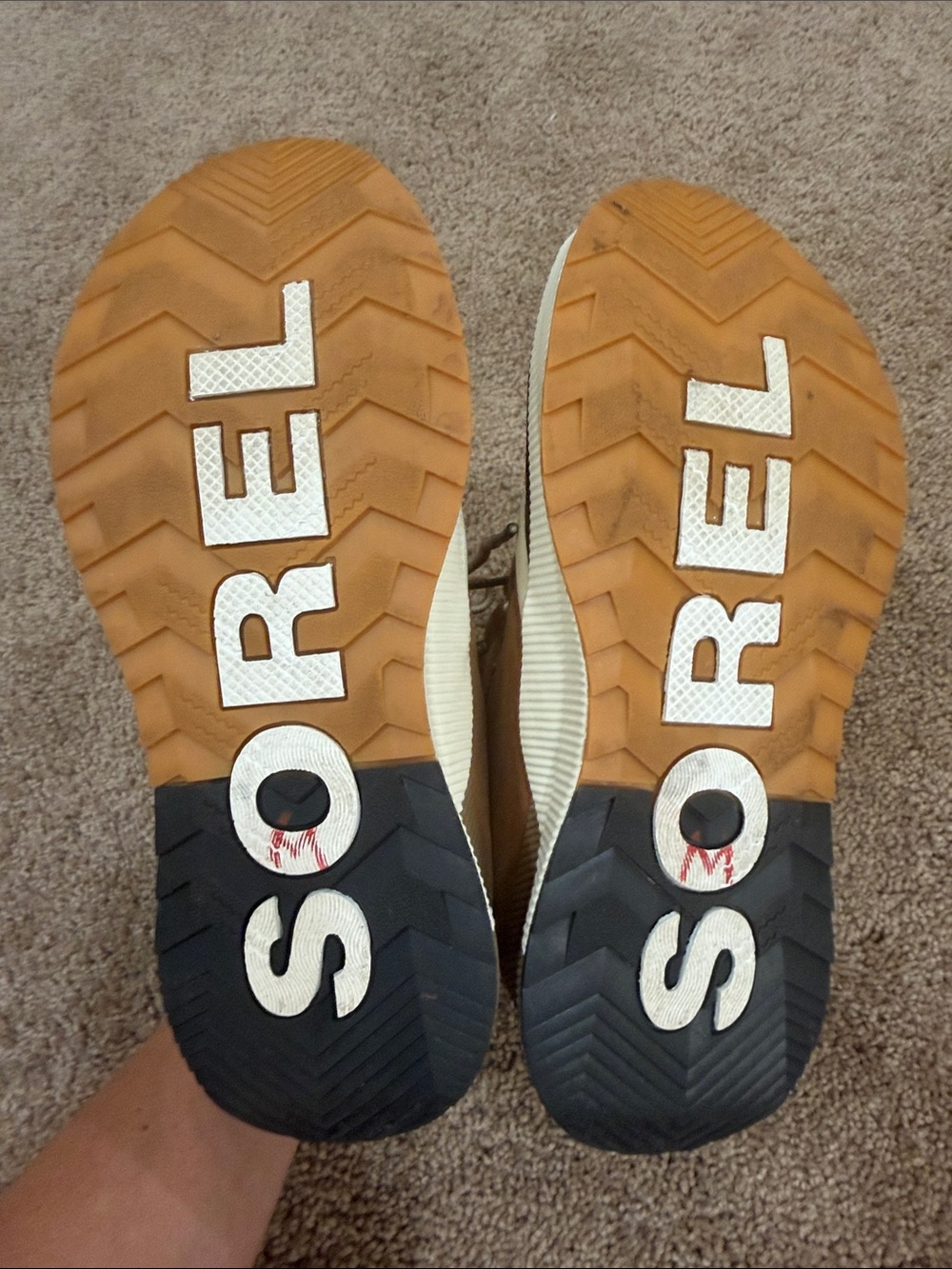 Sorel Brown and Black Lace-Up Waterproof Winter Boots - Picture 3 of 5